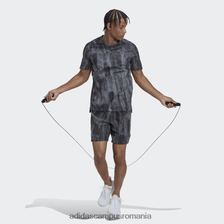 adidas campus romania pantaloni scurți pentru antrenament spray colorant negru bărbați gri inchis J266N27291