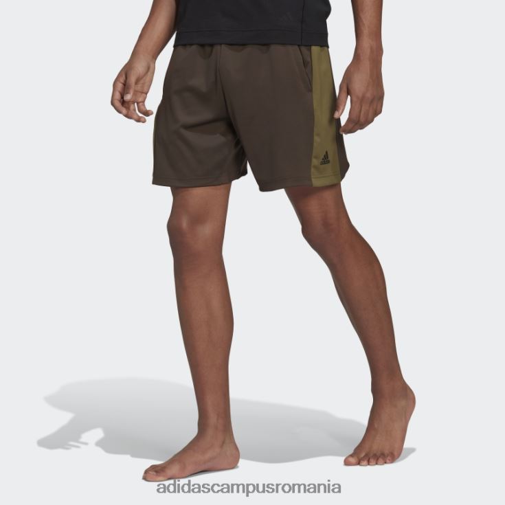 adidas campus romania pantaloni scurți pentru antrenament yoga olive bărbați măsline J266N215067