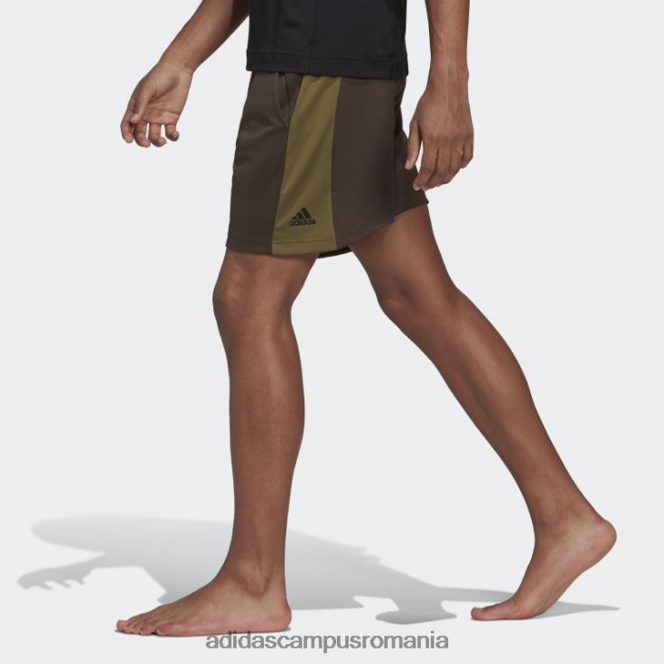 adidas campus romania pantaloni scurți pentru antrenament yoga olive bărbați măsline J266N215067