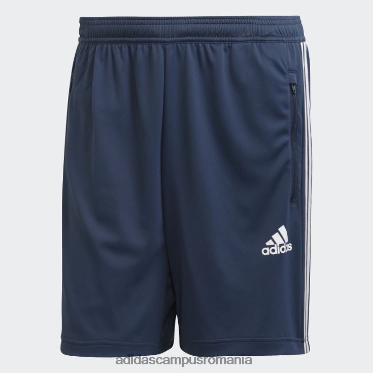 adidas campus romania pantaloni scurți sport cu 3 benzi, design 2 moveblue, adidas bleumarin bărbați bleumarin/alb J266N26558