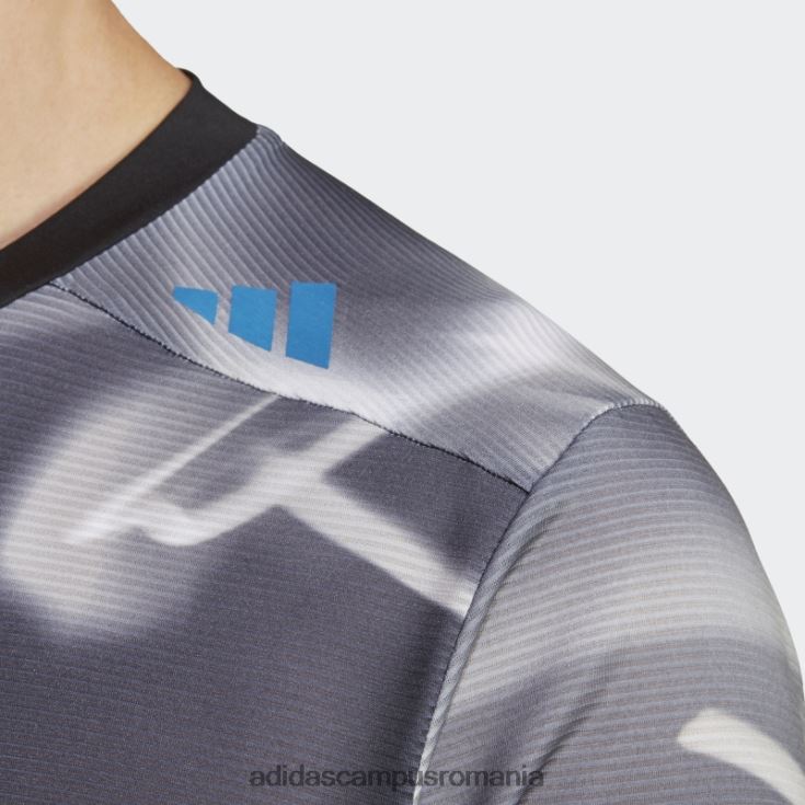 adidas campus romania proiectat 4 training heat.rdy allover print hiit training tee gri bărbați gri J266N25173