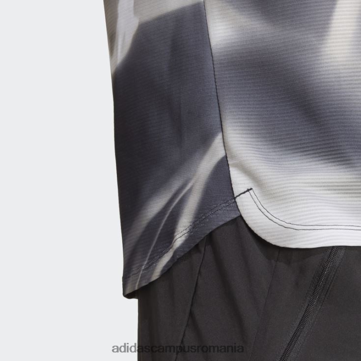 adidas campus romania proiectat 4 training heat.rdy allover print hiit training tee gri bărbați gri J266N25173