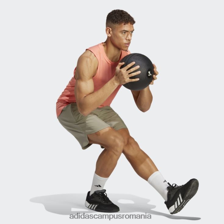 adidas campus romania proiectat pentru antrenament, maiou de antrenament coral bărbați coral J266N26194