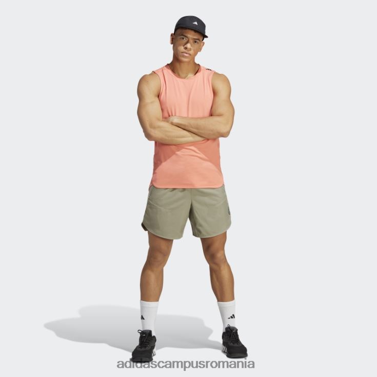 adidas campus romania proiectat pentru antrenament, maiou de antrenament coral bărbați coral J266N26194