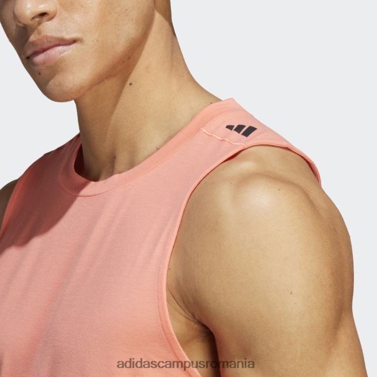 adidas campus romania proiectat pentru antrenament, maiou de antrenament coral bărbați coral J266N26194