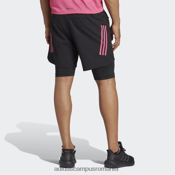adidas campus romania proiectat pentru antrenamentul de pantaloni scurți hiit din seria pro, pregătiți de cody rigsby adidas negru bărbați negru J266N2918