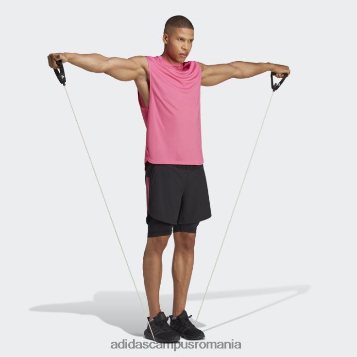 adidas campus romania proiectat pentru antrenamentul de pantaloni scurți hiit din seria pro, pregătiți de cody rigsby adidas negru bărbați negru J266N2918