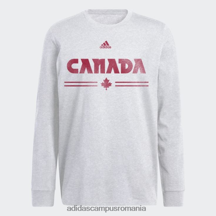 adidas campus romania retro alb echipaj gri adidas bărbați gri/alb/rosu J266N27248