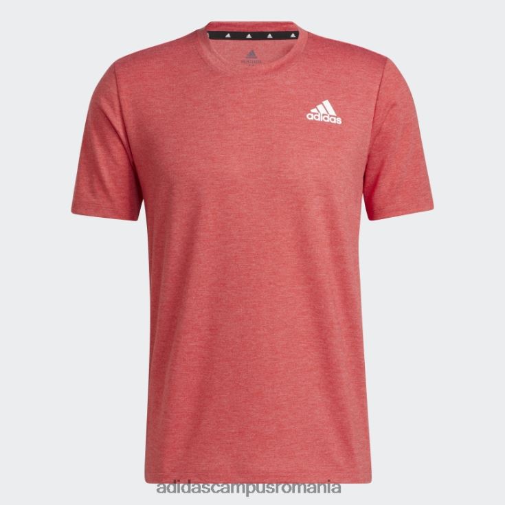 adidas campus romania scarlet mel aeroready, conceput pentru a se mișca, tricou sport negru bărbați stacojiu mel/alb J266N21613