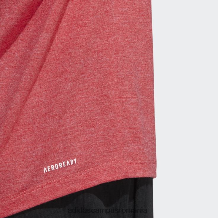 adidas campus romania scarlet mel aeroready, conceput pentru a se mișca, tricou sport negru bărbați stacojiu mel/alb J266N21613