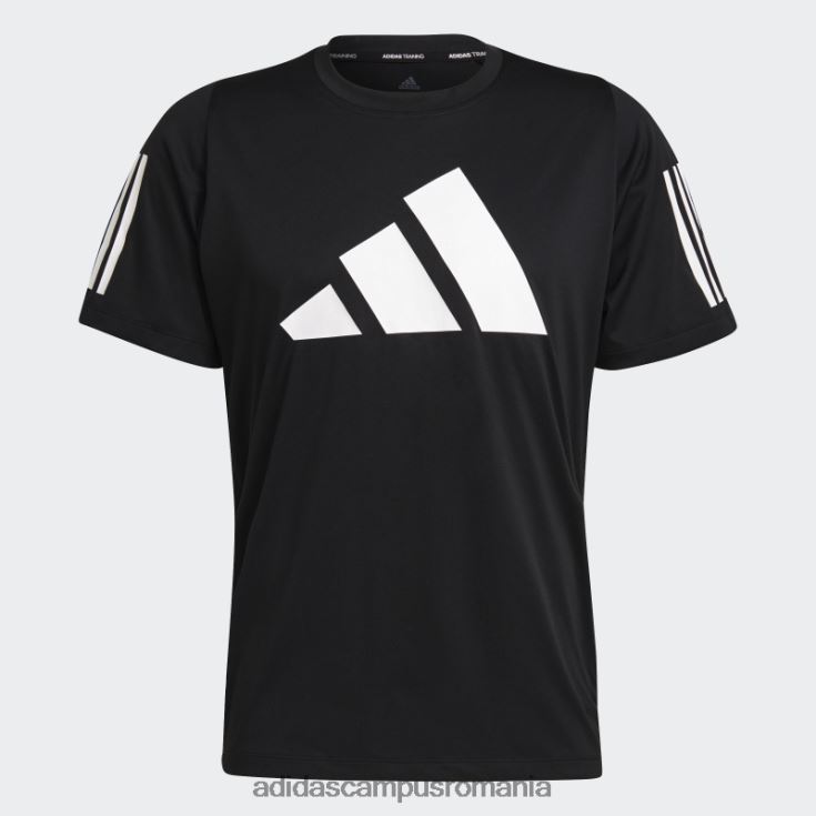 adidas campus romania sportswear freelift 3 bar tricou negru bărbați negru J266N26326