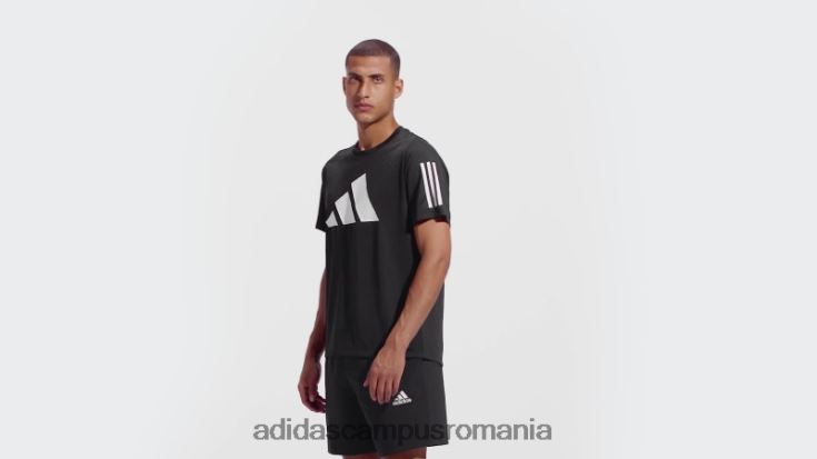 adidas campus romania sportswear freelift 3 bar tricou negru bărbați negru J266N26326