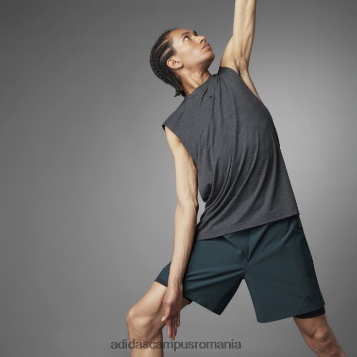 adidas campus romania top negru pentru yoga echilibru autentic bărbați negru J266N26878