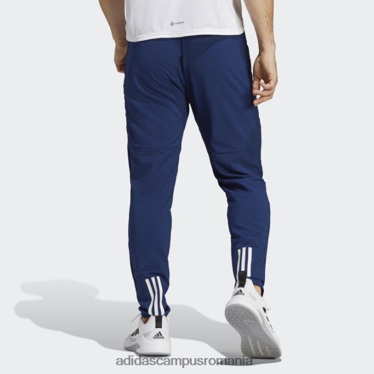 adidas campus romania train essentials pantaloni de antrenament sezonier albastru închis bărbați albastru închis/alb J266N26188