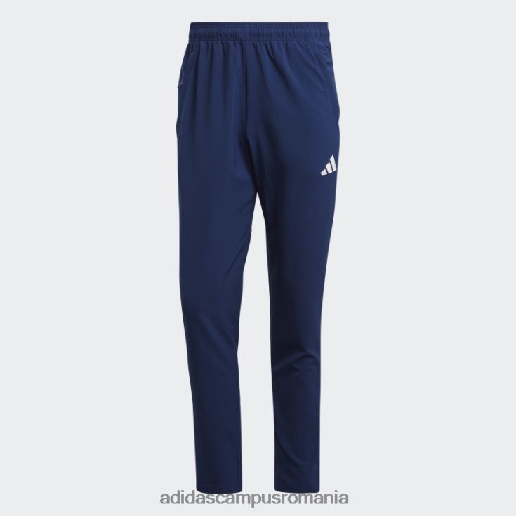 adidas campus romania train essentials pantaloni de antrenament sezonier albastru închis bărbați albastru închis/alb J266N26188