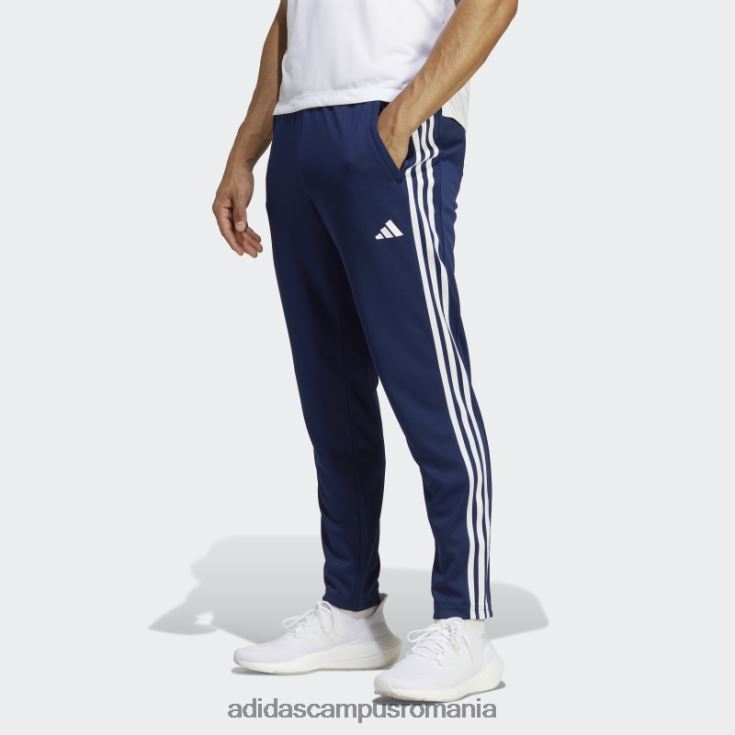 adidas campus romania train essentials pantaloni de jogging de antrenament cu 3 dungi albastru închis bărbați albastru închis/alb J266N213094