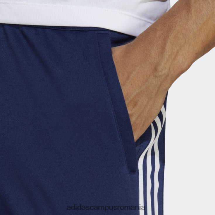 adidas campus romania train essentials pantaloni de jogging de antrenament cu 3 dungi albastru închis bărbați albastru închis/alb J266N213094