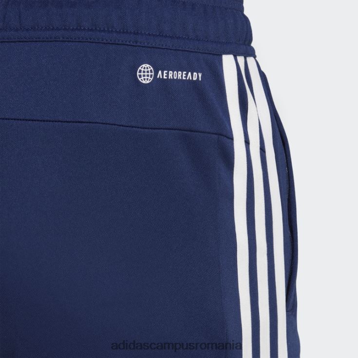 adidas campus romania train essentials pantaloni de jogging de antrenament cu 3 dungi albastru închis bărbați albastru închis/alb J266N213094