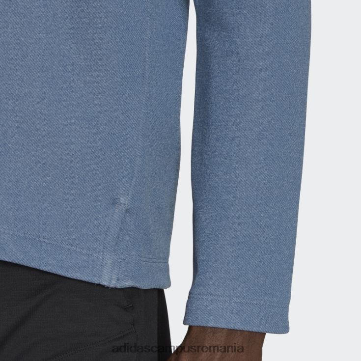 adidas campus romania tren de oțel icoane 3 bar logo hanorac echipaj de antrenament bărbați oţel J266N215274