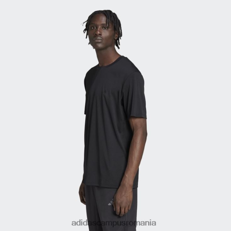 adidas campus romania tren esențiale făcut pentru a fi refăcut tricou de antrenament negru bărbați negru J266N214012