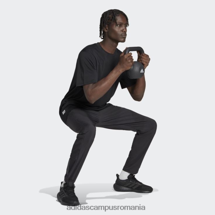 adidas campus romania tren esențiale făcut pentru a fi refăcut tricou de antrenament negru bărbați negru J266N214012