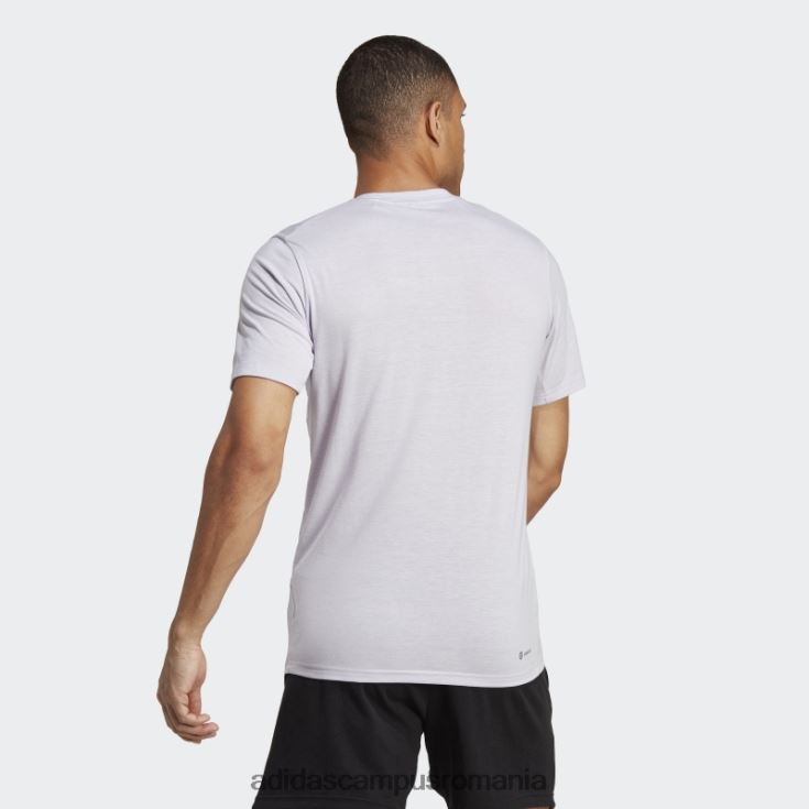adidas campus romania tren esențiale feelready tricou de antrenament zori argintii bărbați zori argintii/negru J266N26061