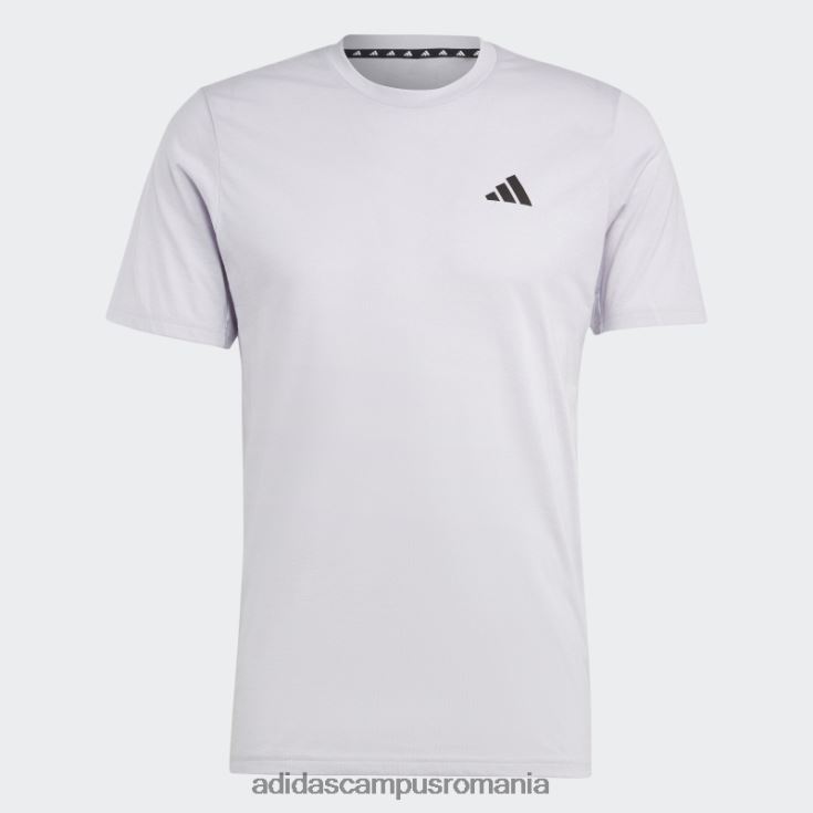 adidas campus romania tren esențiale feelready tricou de antrenament zori argintii bărbați zori argintii/negru J266N26061