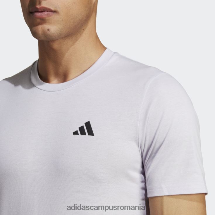 adidas campus romania tren esențiale feelready tricou de antrenament zori argintii bărbați zori argintii/negru J266N26061