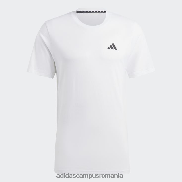 adidas campus romania tren essentials feelready tricou de antrenament alb bărbați alb negru J266N25318