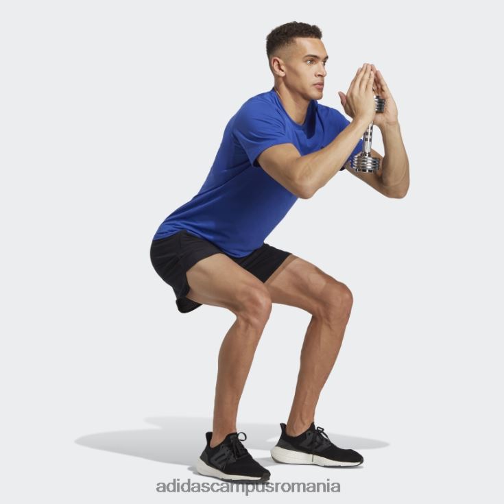 adidas campus romania tren essentials feelready tricou de antrenament albastru bărbați albastru/negru J266N26019