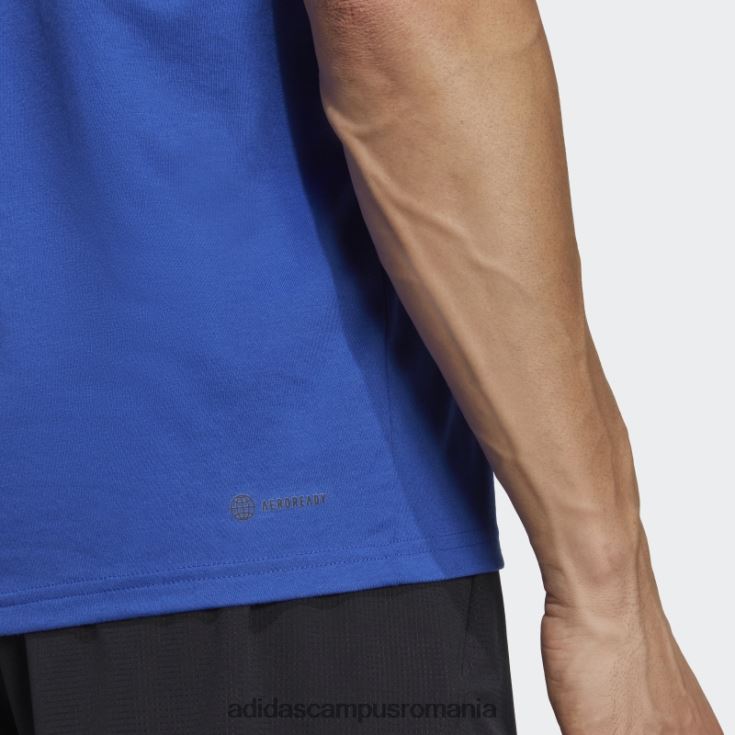 adidas campus romania tren essentials feelready tricou de antrenament albastru bărbați albastru/negru J266N26019