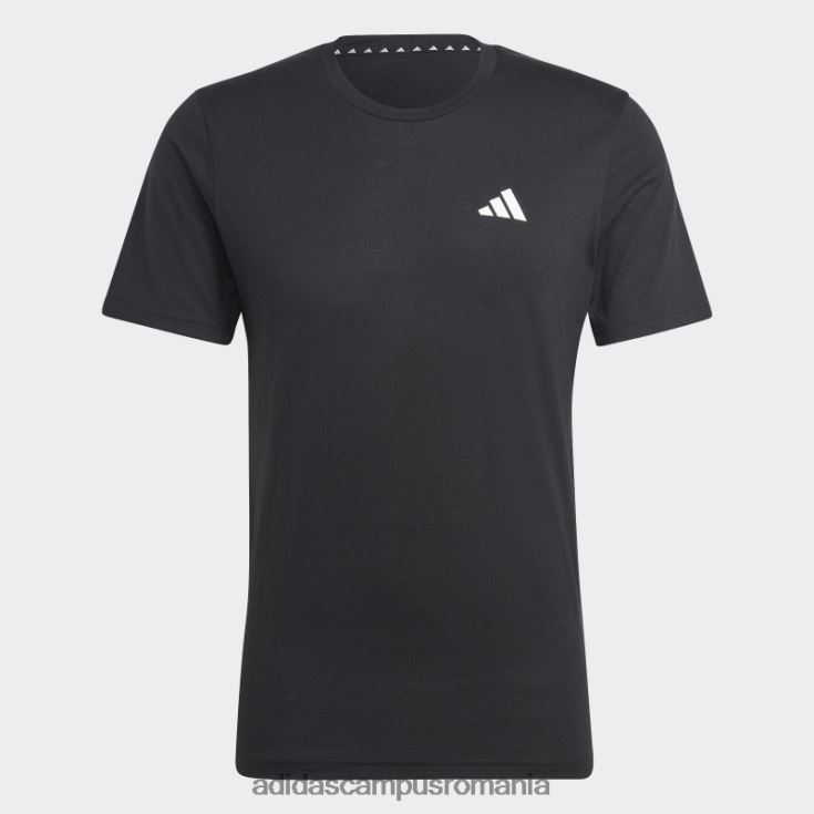 adidas campus romania tren essentials feelready tricou de antrenament negru bărbați alb negru J266N25665