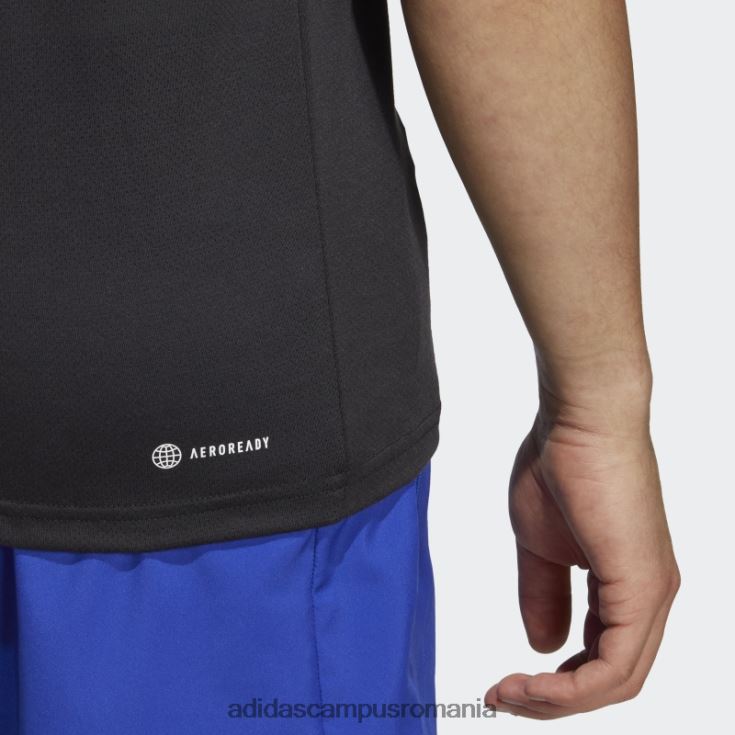 adidas campus romania tren essentials tricou de antrenament confort negru bărbați alb negru J266N213387