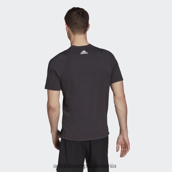 adidas campus romania tren icons 3-bar tricou de antrenament negru bărbați negru J266N27045