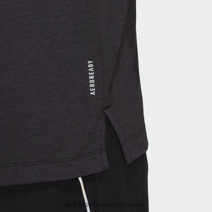 adidas campus romania tren icons 3-bar tricou de antrenament negru bărbați negru J266N27045