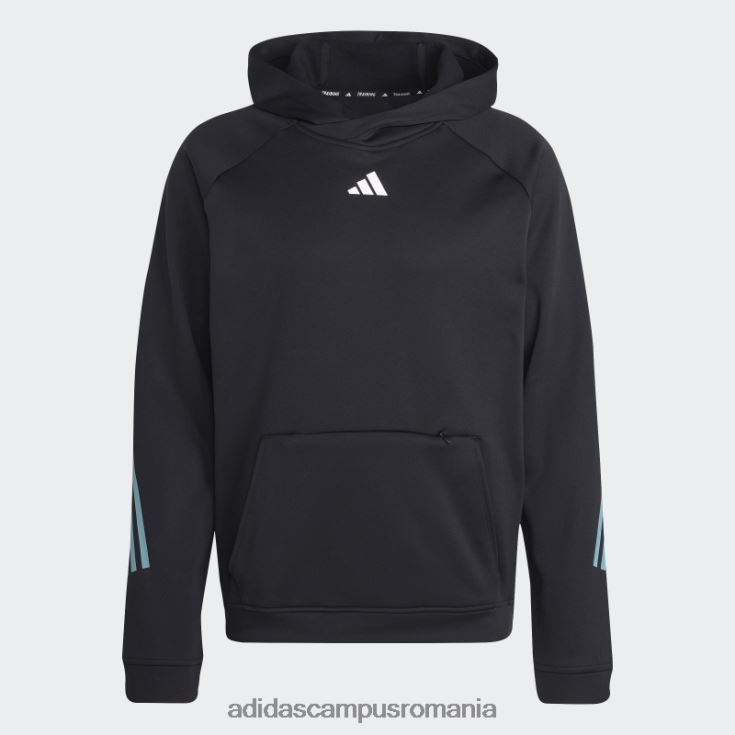 adidas campus romania tren icons 3-stripes hanorac de antrenament negru adidas bărbați negru J266N23642