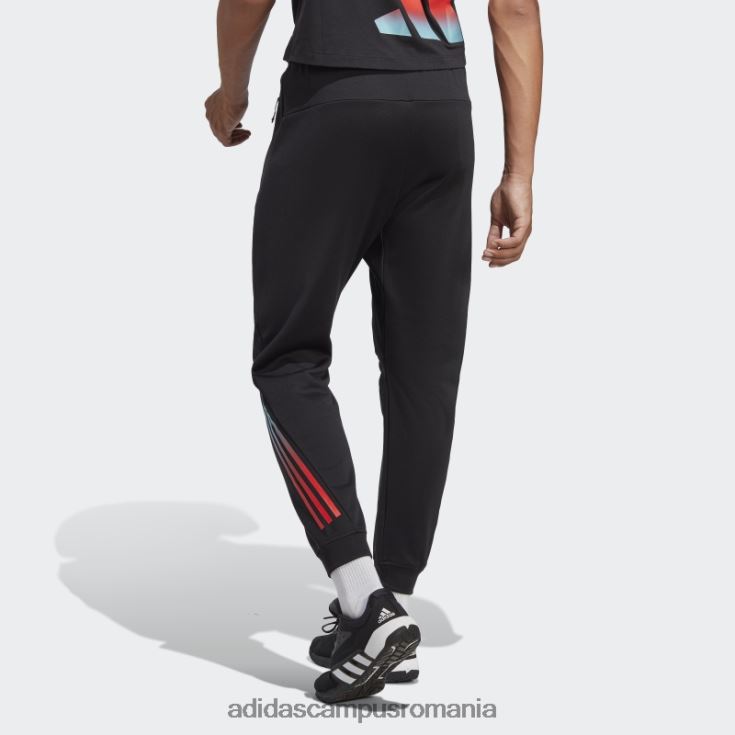 adidas campus romania tren icons pantaloni de antrenament cu 3 dungi negri adidas bărbați negru J266N23624