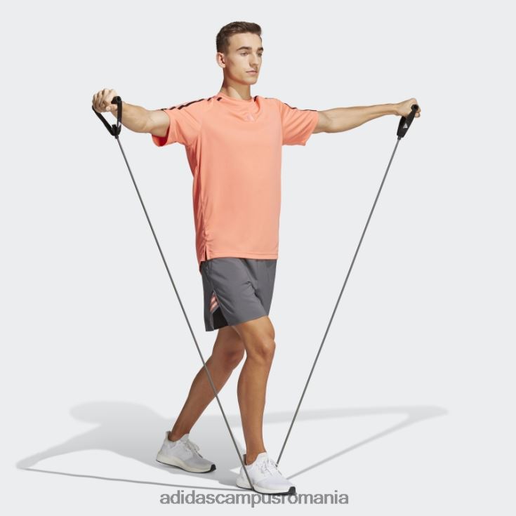 adidas campus romania tren icons pantaloni scurți de antrenament cu 3 dungi gri bărbați gri J266N25467