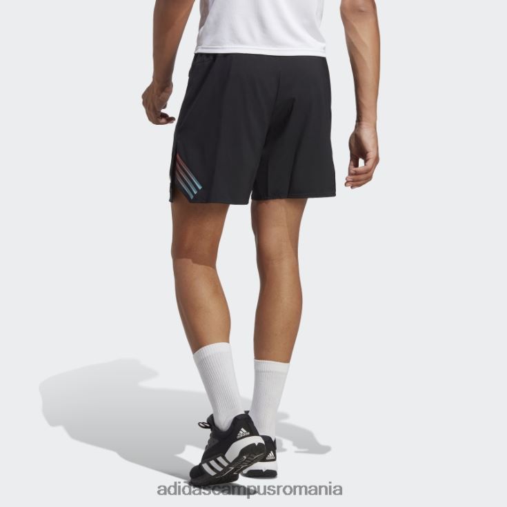 adidas campus romania tren icons pantaloni scurți de antrenament cu 3 dungi negru bărbați negru J266N25143