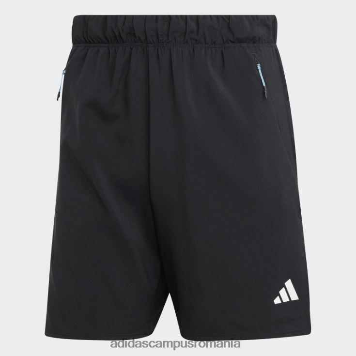 adidas campus romania tren icons pantaloni scurți de antrenament cu 3 dungi negru bărbați negru J266N25143