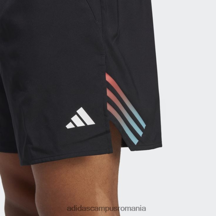 adidas campus romania tren icons pantaloni scurți de antrenament cu 3 dungi negru bărbați negru J266N25143