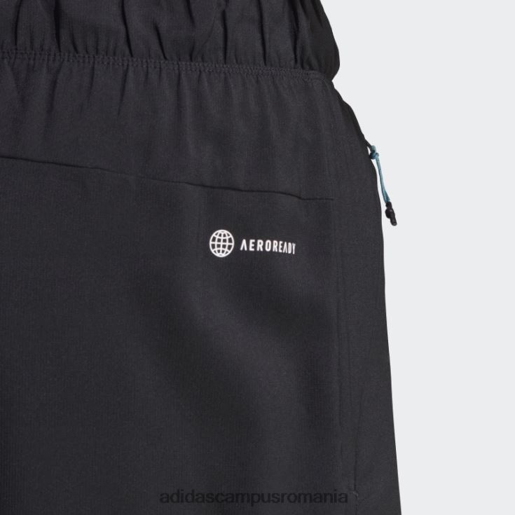 adidas campus romania tren icons pantaloni scurți de antrenament cu 3 dungi negru bărbați negru J266N25143