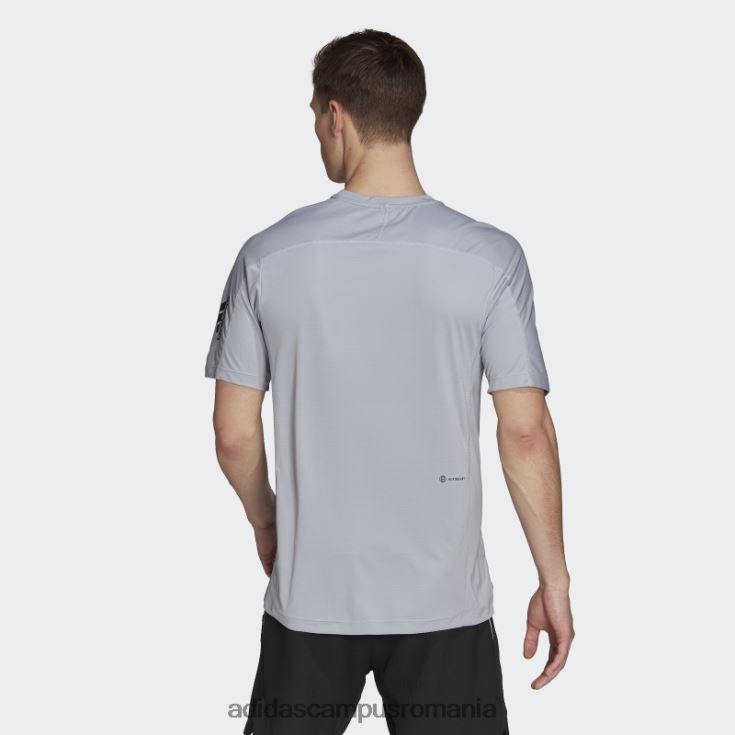 adidas campus romania tricou acoperit cu PU de antrenament argintiu bărbați argint J266N214828