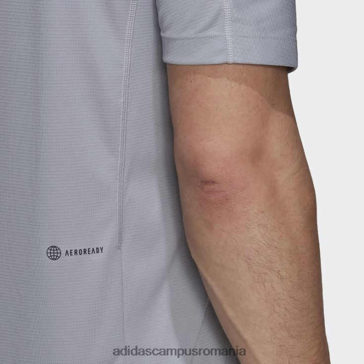 adidas campus romania tricou acoperit cu PU de antrenament argintiu bărbați argint J266N214828