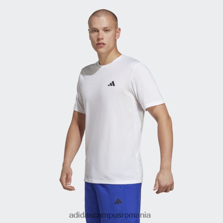adidas campus romania tricou alb pentru antrenament confort bărbați alb negru J266N213595
