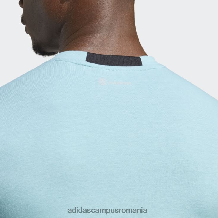 adidas campus romania tricou albastru conceput pentru antrenament bărbați albastru J266N215190