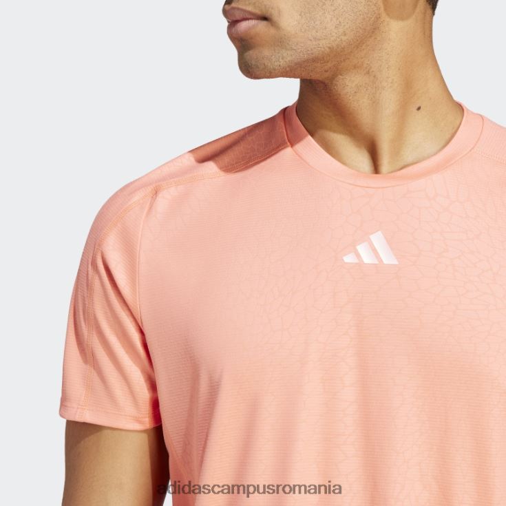 adidas campus romania tricou cu imprimeu pu antrenament coral adidas bărbați coral J266N25766