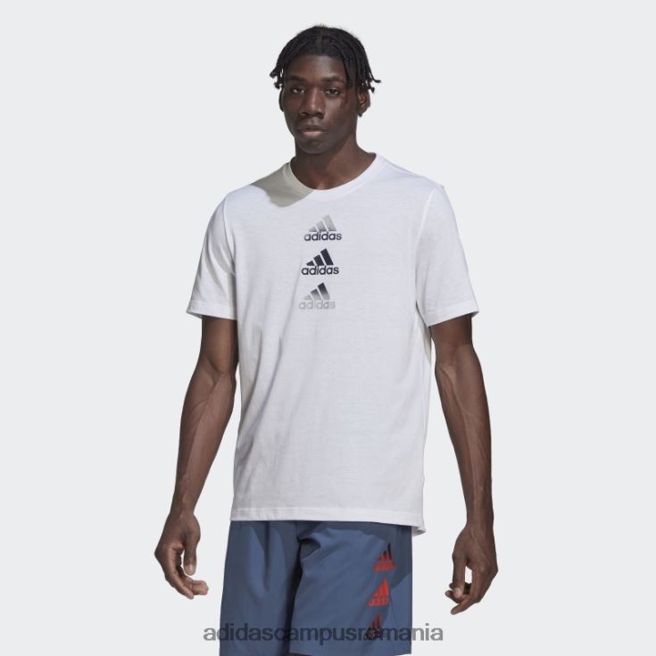 adidas campus romania tricou cu logo alb conceput pentru a muta bărbați alb J266N214608