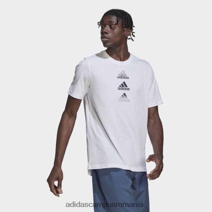 adidas campus romania tricou cu logo alb conceput pentru a muta bărbați alb J266N214608