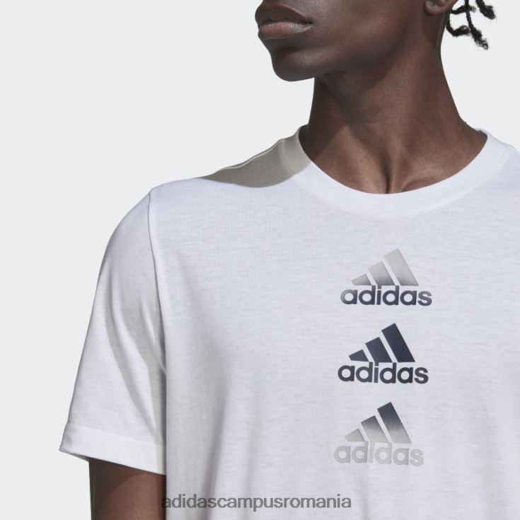adidas campus romania tricou cu logo alb conceput pentru a muta bărbați alb J266N214608